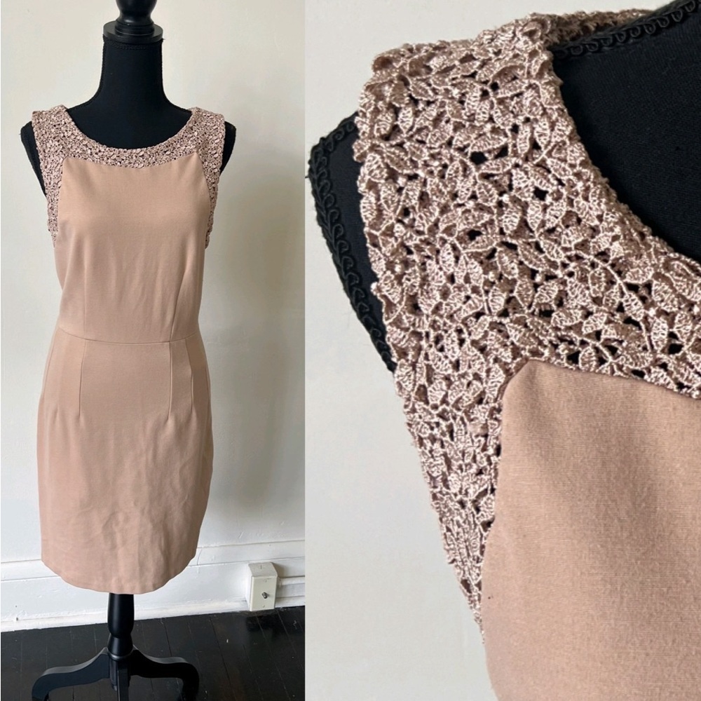 DARLING Nude Lace Bodycon Dress